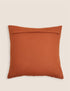 Pure Cotton Geometric Textured Cushion